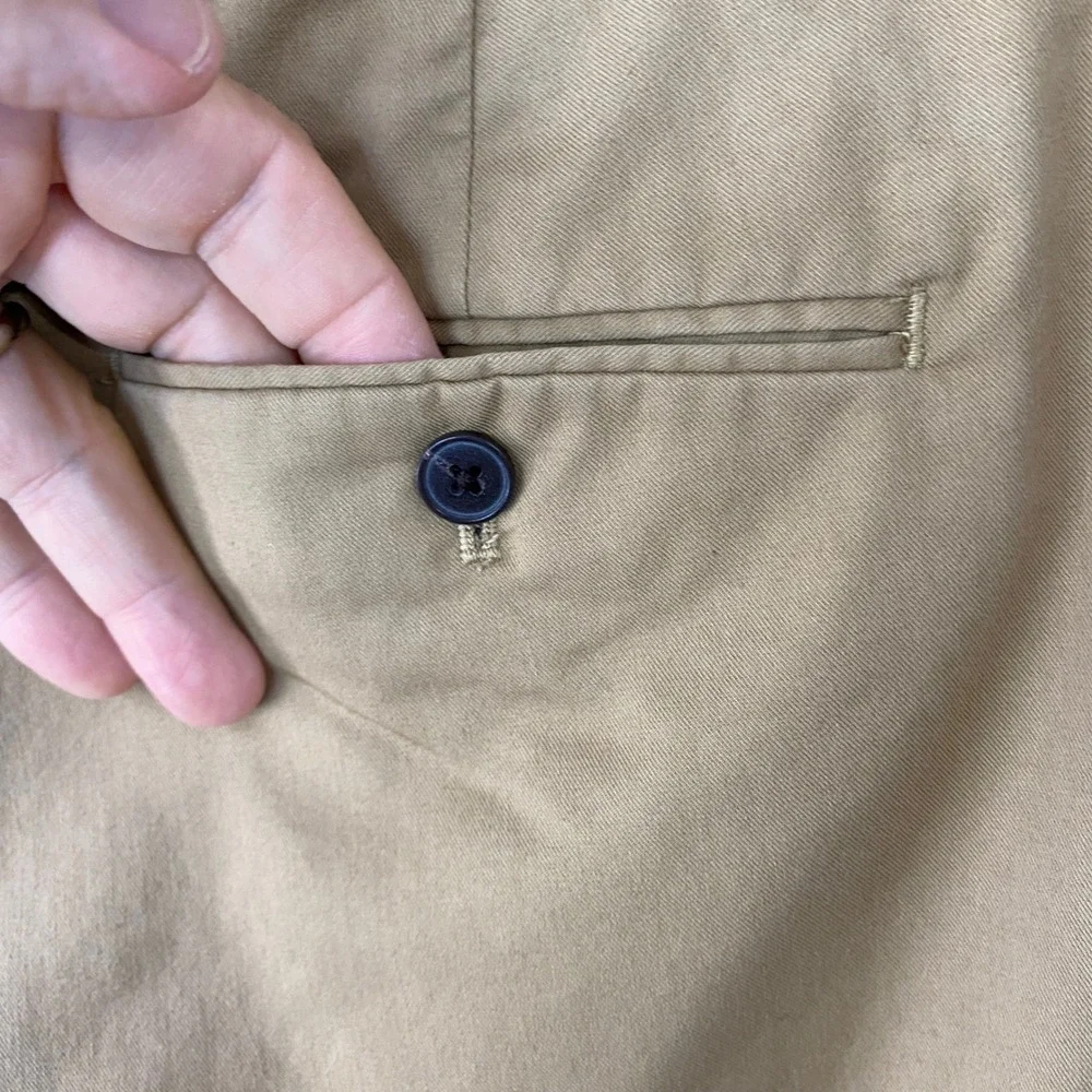 J.Crew Destination Mens Slim Fit Khaki Tan Chino Pants 29x30 Travel Tech Twill